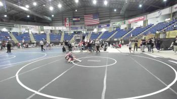 82 lbs 5th Place - Aj Gonzalez, Monster Garage vs Emma Zagorski, Pikes Peak Warriors