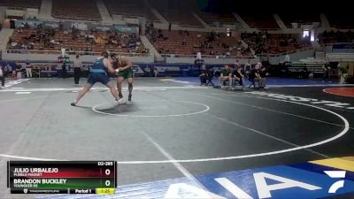 D2-285 lbs Champ. Round 1 - Brandon Buckley, Youngker HS vs Julio Urbalejo, Pueblo Magnet