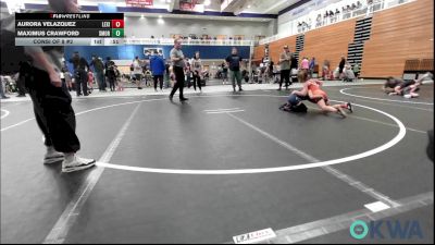 61 lbs Consi Of 8 #2 - Aurora Velazquez, Lexington Wrestling Club vs Maximus Crawford, Southmoore SaberCats Wrestling