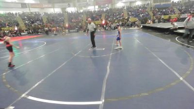 70 lbs Round Of 32 - Asher Warner, Roosevelt Mustangs vs Wyatt Stanton, Resurrection Christian