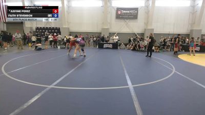 170 lbs 5th Place Match - Justine Perez vs Faith Stevenson, Grindhouse Wrestling Club