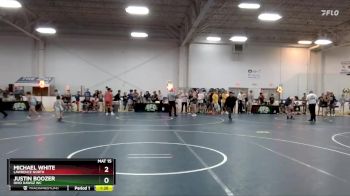 185 lbs Champ. Round 1 - Michael White, Lawrence North vs Justin Boozer, Ohio Dawgz WC