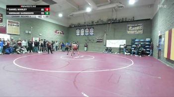 106 lbs Champ. Round 3 - Hernand Sarmiento, Perris vs Daniel Manley, Arlington