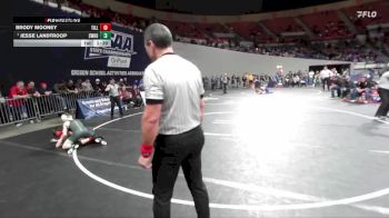 4A Boys 120 lbs Quarterfinal - Jesse Landtroop, Sweet Home Boys vs Brody Mooney, Tillamook Boys