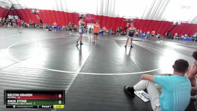 157 lbs Round 4 (6 Team) - Knox Stone, Cambridge-Isanti White vs Kelton Graden, Olympia