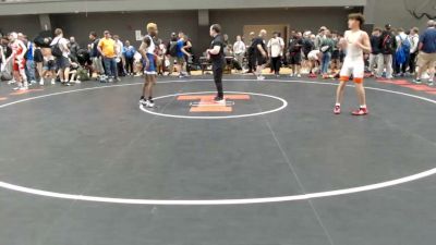 120 lbs Cons. Sub-quarters - Roman Fonseca, DCWA vs Jhamarrion Jones, Oak Harbor Wrestling Club
