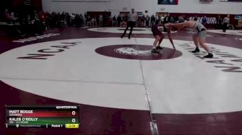 165 lbs Quarterfinal - Matt Rogge, Augsburg vs Kaleb O`Reilly, UW - La Crosse