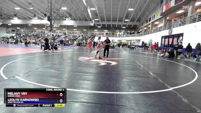 160 lbs Cons. Round 3 - Melany Vry, Grand View vs Leolyn Karnowski, Unattached KS