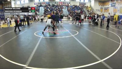 126 lbs Champ. Round 1 - Preston Williams, Cowboy Wrestling Club vs Sieryous Peterson, Heritage WC