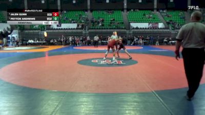 1A-4A 120 Semifinal - Peyton Andrews, Weaver vs Jalen Gunn, Deshler