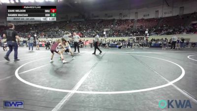 64 lbs Semifinal - Zane Nelson, Owasso Takedown Club vs Damen Macias, Berryhill Wrestling Club