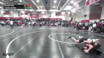 165 lbs Champ. Round 2 - Daniel Zappas, Palo Alto Hs vs Richard Vega, Los Gatos