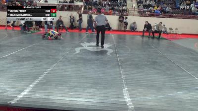 50_B lbs Round Of 64 - Jerek Frisk, Franklin Regional vs Dax McDannell, Conemaugh Township