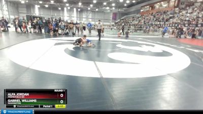 54-55 lbs Round 1 - Gabriel Williams, Washington vs Alfa Jordan, Prometheus WC