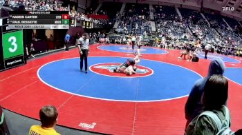2A-138 lbs Cons. Round 3 - Kadein Carter, Lakeview Ft. Oglethorpe HS vs Paul Bessette, Morgan County