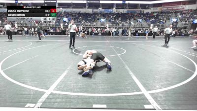 143 lbs Round Of 16 - Lucas Oliverio, Colt Wrestling vs Gavin Simon, Rebel Wrestling Club