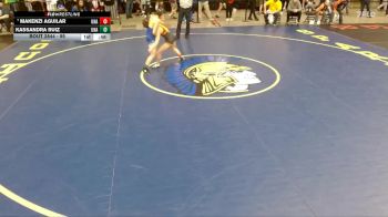 95 lbs Quarterfinal - Makenzi Aguilar, Unattached vs Kassandra Ruiz, Unattached