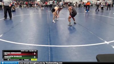 Silver 125 lbs Semifinal - Keyan Hernandez, Iowa vs Raekwon Shabazz, Wartburg