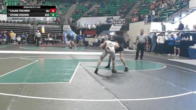 5A 126 lbs Quarterfinal - Stone Staton, Scottsboro vs Caleb Feltner, East Limestone