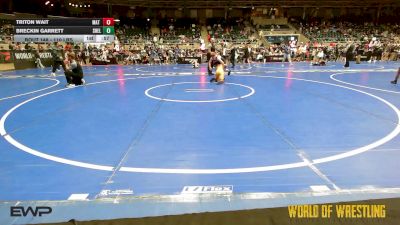 110 lbs Consi Of 8 #2 - Triton Wait, Mat Rats Rebooted vs Breckin Garrett, Shelton Wrestling Academy
