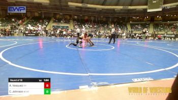 130 lbs Round Of 16 - Adam Vasquez, Rough House vs Christopher Johnson, Bear Cave