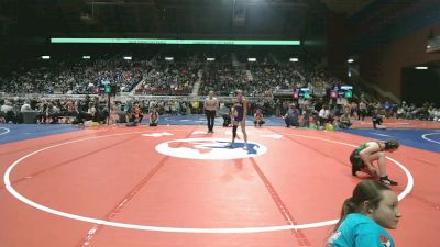 100 lbs Quarterfinal - Michelle Henman, Kelly Walsh vs Ellie Bouzis, Campbell County