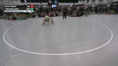 113 lbs Cons. Rd Of 32 - Wyatt Forney, Nebraska vs Brayden James, Hill Country Wildcats Wrestling Club