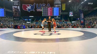 115 lbs Champ. Rd Of 128 - Mariah Roberts, VA vs Erta Beqiri, OH