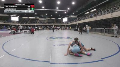 100 lbs Final - Luis Gonzalez, New Castle vs Liam Cannon, Wilmington