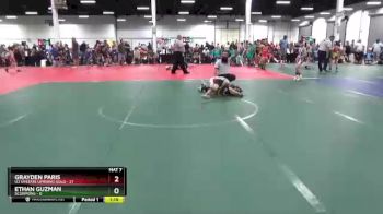 64 lbs Round 7 (8 Team) - Grayden Paris, U2 Upstate Uprising Gold vs Ethan Guzman, Scorpions