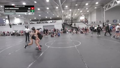 106 lbs Round 3 (6 Team) - Alex Hernandez, Barn Brothers BlueWave vs Forest Rose, Team Darkhorse