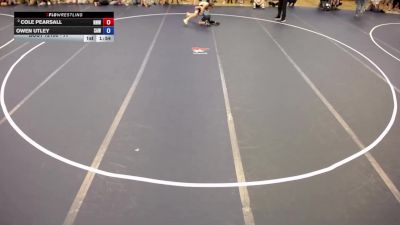 77 lbs Cons. Round 3 - Cole Pearsall, No Nonsense Wrestling vs Owen Utley, Stillwater Area Wrestling
