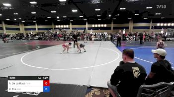 82 lbs Quarterfinal - Alejandro De La Rosa, Tucson Cyclones vs Kellen Eva, Aniciete Traning Club