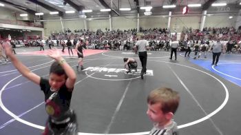 130 lbs Quarterfinal - Ryder Martyn, Durango Wrestling Club vs Mythias Layton, NM Royalty