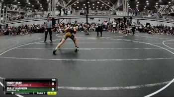 120 lbs Round 1 (8 Team) - Mikey Ruiz, Team Shutt Tyler Cook vs Sully Karmon, Ohio Gold