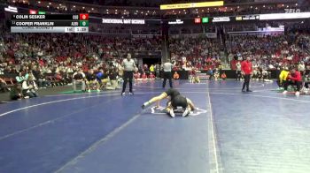 2A-157 lbs Cons. Round 5 - Colin Sesker, Clarion-Goldfield-Dows vs Cooper Franklin, Alburnett