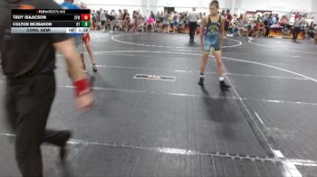 105 lbs Cons. Semi - Colton McMahon, Radford Trained vs Troy Isaacson, Central Florida Wrestling