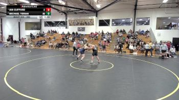285 lbs Quarterfinal - Michael Yerian, Marian vs Ian Clifford, Indiana Tech