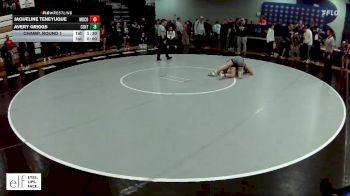 115 lbs. Champ. Round 1 - Avery Griggs, Centralia vs Jaqueline Teneyuque, McDonald County