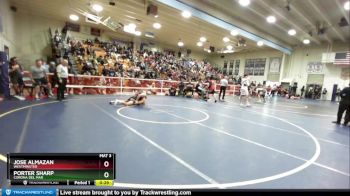 152 lbs Cons. Round 3 - Porter Sharp, Corona Del Mar vs Jose Almazan, Westminster