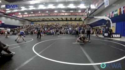 76 lbs Quarterfinal - John Allen Flaggert, CCYO vs Jessen Madrid, Iron Will Wrestling Club