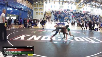 120 Blue Round 4 - Kaleb Williams, South Dade vs Matthew Braddock, Fleming Island