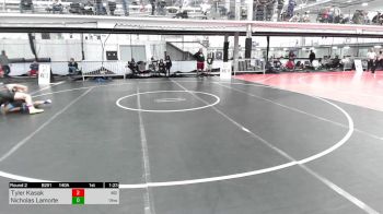 140A lbs Rr Rnd 2 - Tyler Kasak, M2 vs Nicholas Lamorte, Vhw