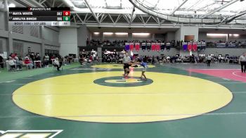 107 lbs Consi Of 8 #1 - Maya White, Shelton vs Amiliya Binoji, Rocky Hill