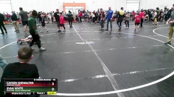 45 lbs Quarterfinal - Cayden Shewalter, Dorman Youth vs Evan White, Eastside Youth Wrestling
