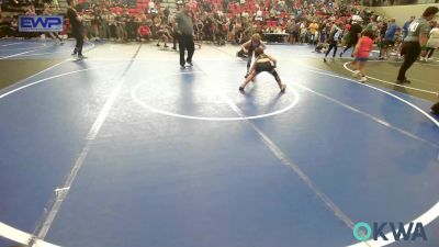 76 lbs Round Of 16 - Hudson Smith, Salina Wrestling Club vs Issaac Emerald, Raw Wrestling Club