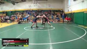 215 lbs Cons. Round 2 - Stephen Garcia, MARYSVILLE vs Kenny Walker, Perry (Perry)