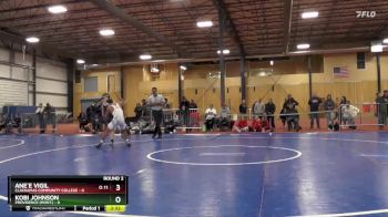 125 lbs Round 2 (6 Team) - Kobi Johnson, Providence (Mont.) vs Ane`e Vigil, Clackamas Community College