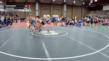 106 lbs Quarterfinal - Nick Payne, College Park vs Cruz Gannon, Dowling Catholic