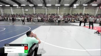 100 lbs Rr Rnd 2 - Nathaniel Wahlert, Monte Vista Takedown Club vs Joziah Anaya, Bad Cat Wrestling Club